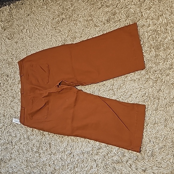 Old Navy Rust Orange Women's Jeans Wide Leg (16 Petite) - Picture 2 of 2
